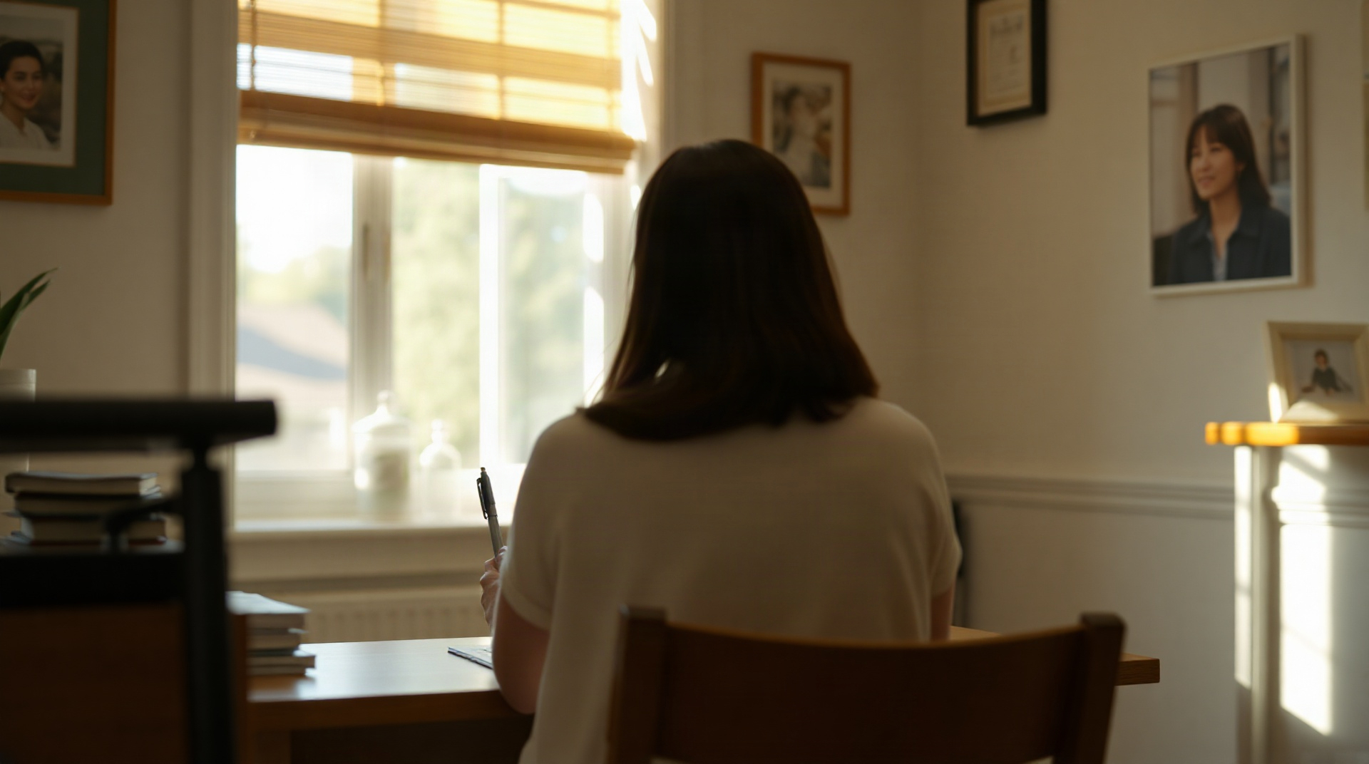 Femme annotant son document de synthèse de bilan de compétences