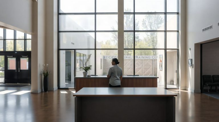 Accueil d'un centre de formation professionnelle moderne